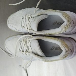 ASICS White Athletic Tennis Shoes